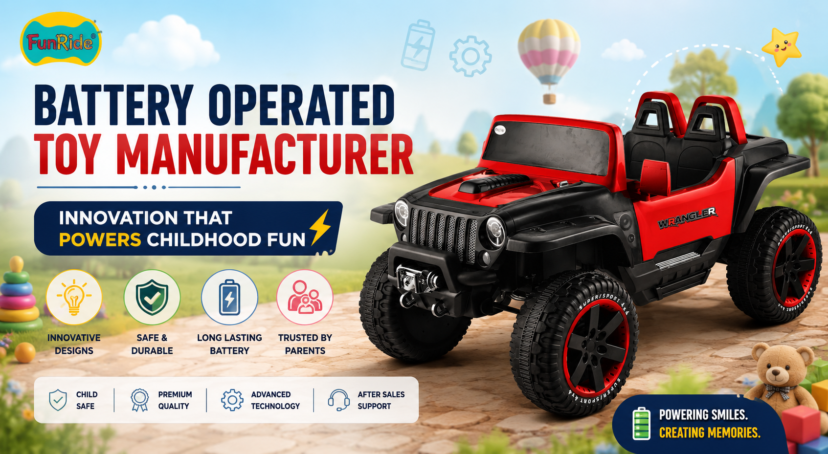 Battery Operated Toy Manufacturer - Innovation That Powers Childhood Fun