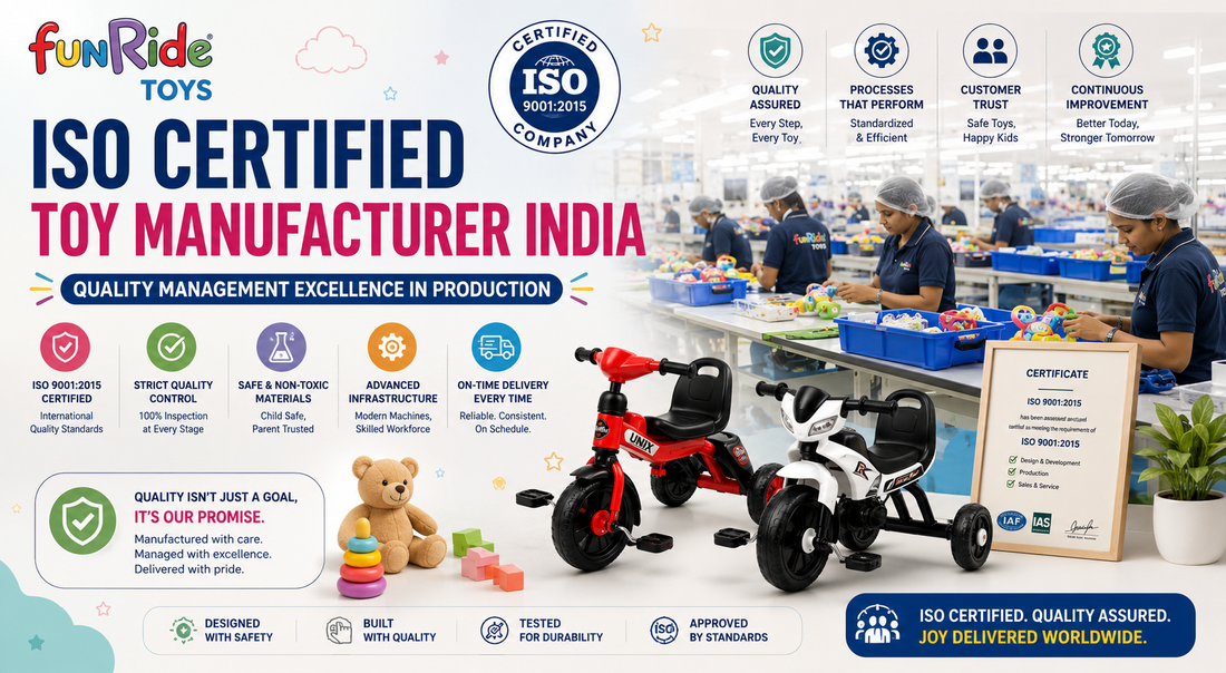 ISO Certified Toy Manufacturer India - Quality Management Excellence in Production