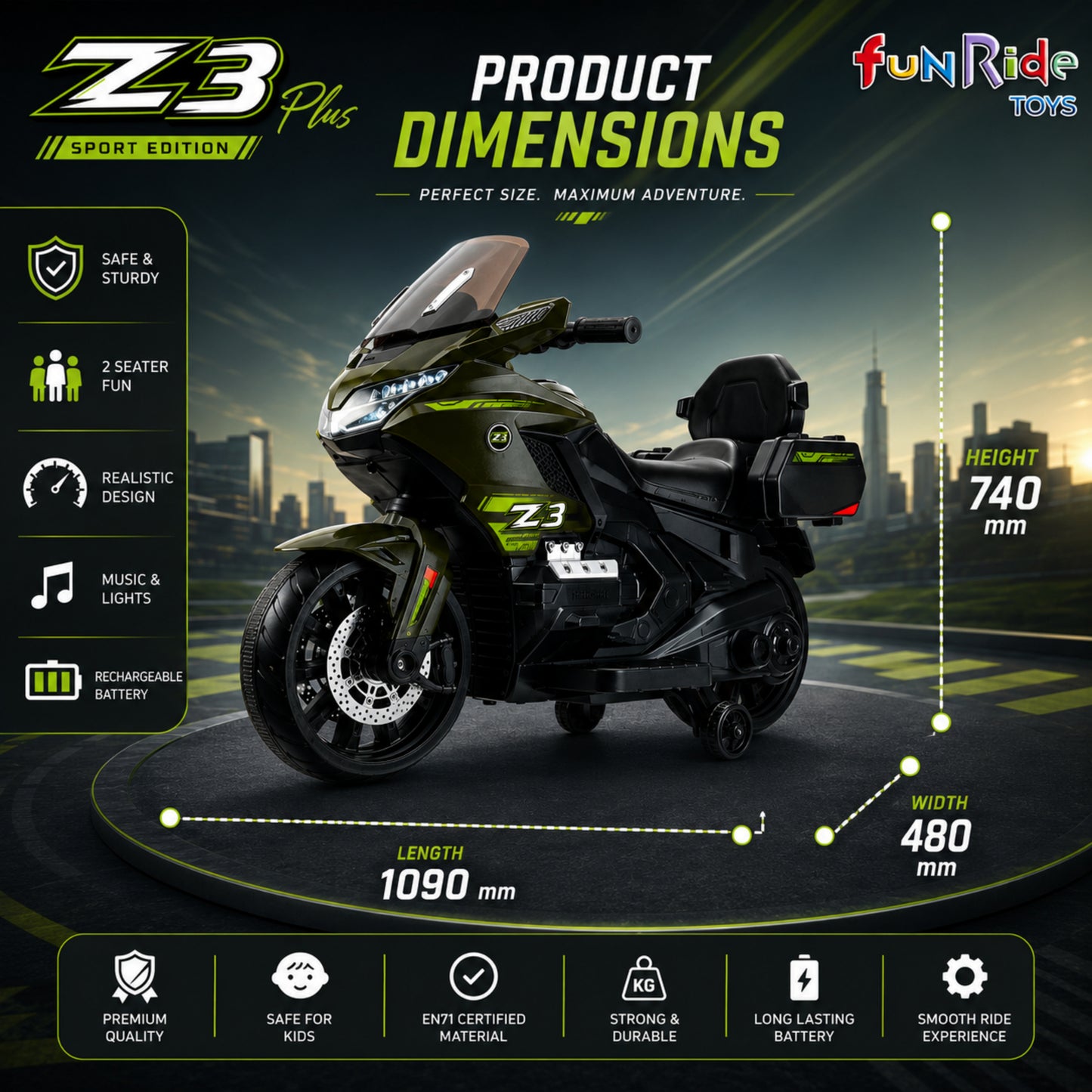Z-3 PLUS SUPER BIKE EV