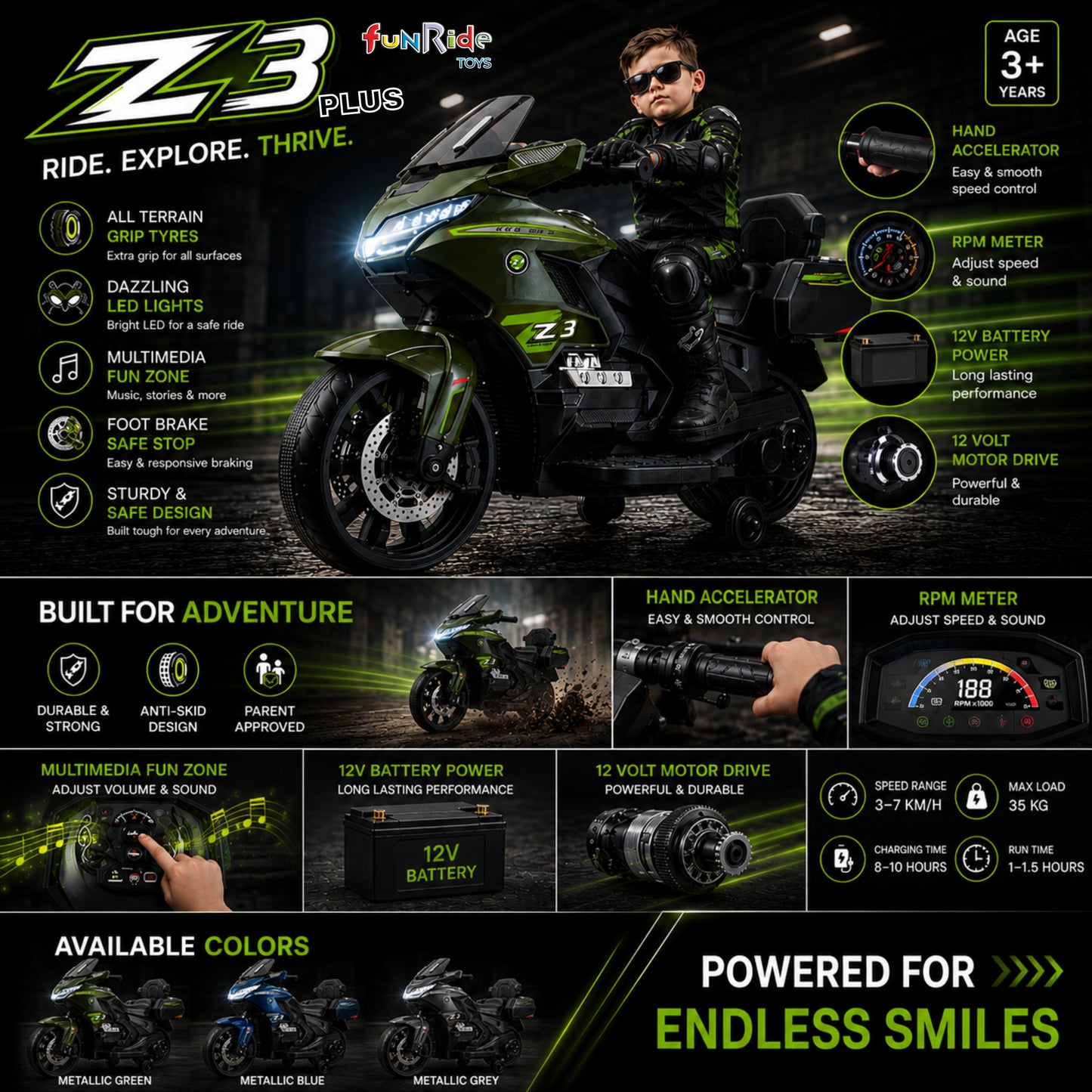 Z-3 PLUS SUPER BIKE EV